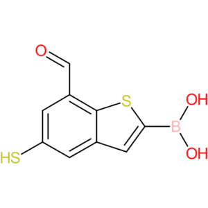 7-formyl-5-mercaptobenzothiophene-2-boronic acid