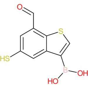 7-formyl-5-mercaptobenzothiophene-3-boronic acid