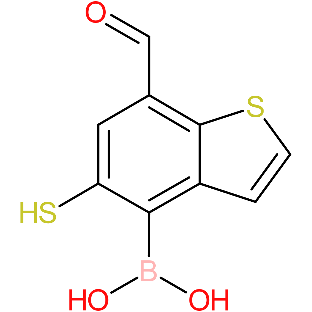 7-formyl-5-mercaptobenzothiophene-4-boronic acid