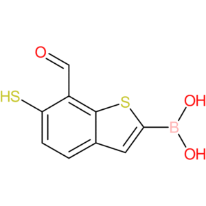 7-formyl-6-mercaptobenzothiophene-2-boronic acid