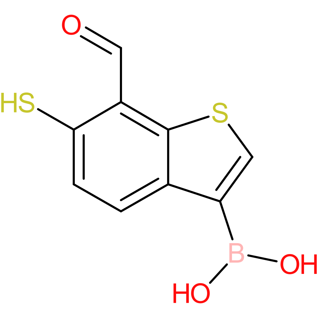 7-formyl-6-mercaptobenzothiophene-3-boronic acid