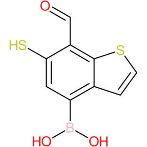 7-formyl-6-mercaptobenzothiophene-4-boronic acid