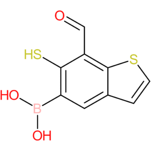 7-formyl-6-mercaptobenzothiophene-5-boronic acid