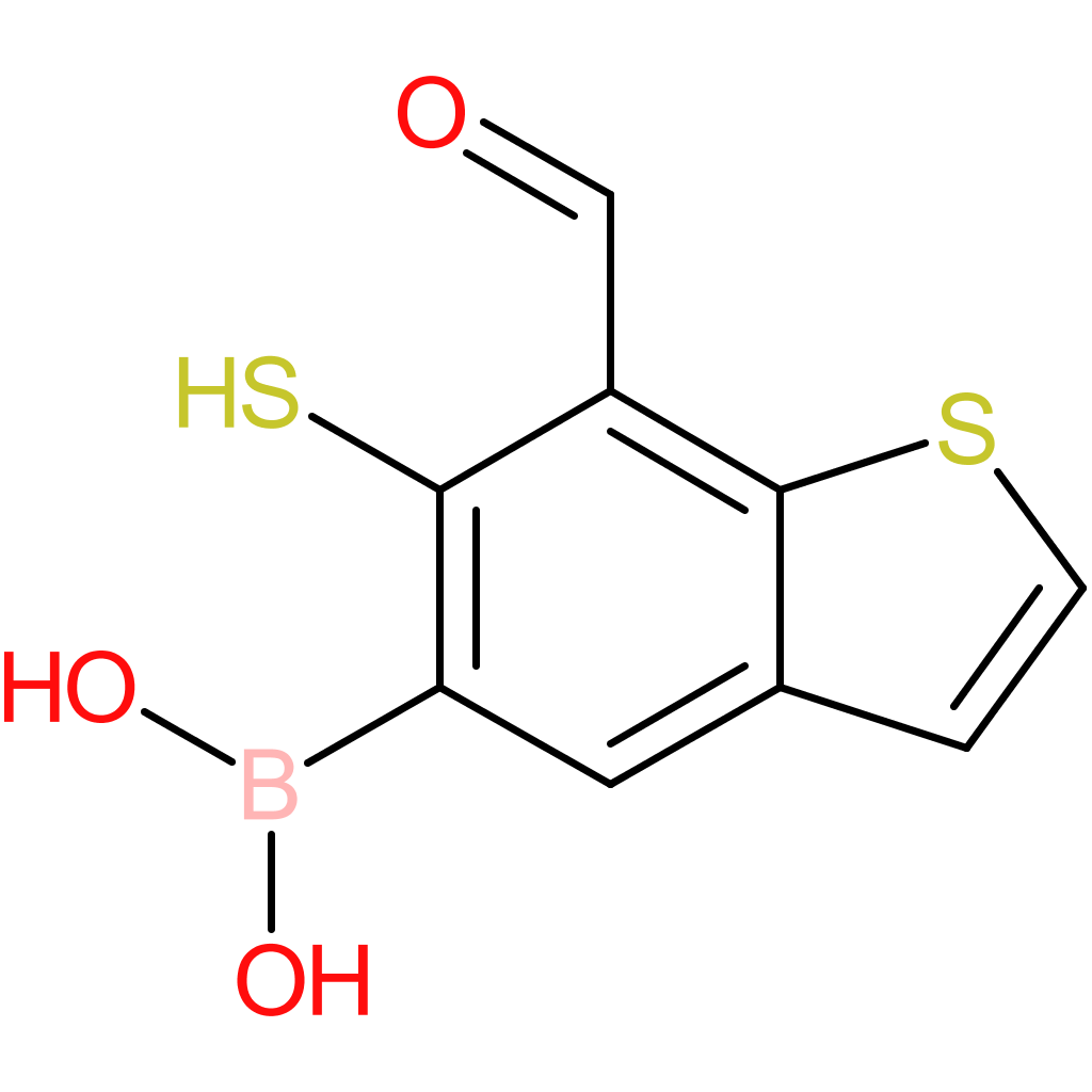 7-formyl-6-mercaptobenzothiophene-5-boronic acid