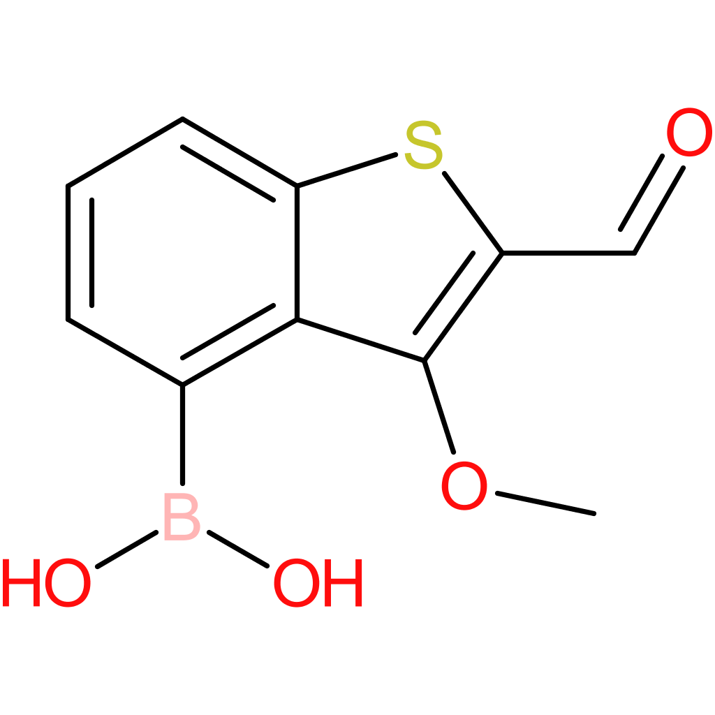 2-formyl-3-methoxybenzothiophene-4-boronic acid