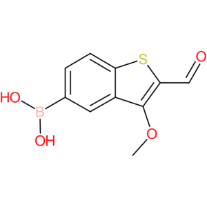 2-formyl-3-methoxybenzothiophene-5-boronic acid