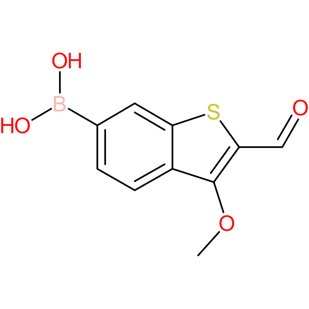2-formyl-3-methoxybenzothiophene-6-boronic acid