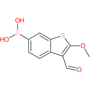 3-formyl-2-methoxybenzothiophene-6-boronic acid