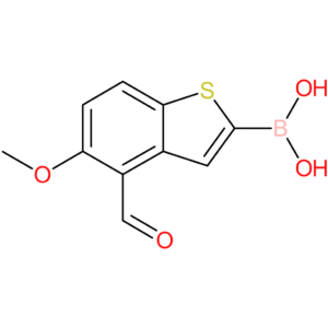 4-formyl-5-methoxybenzothiophene-2-boronic acid