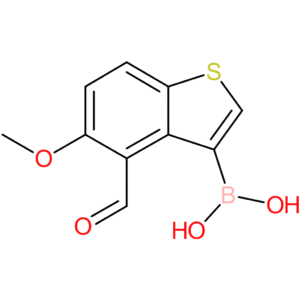 4-formyl-5-methoxybenzothiophene-3-boronic acid
