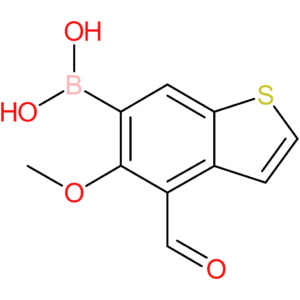 4-formyl-5-methoxybenzothiophene-6-boronic acid