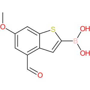 4-formyl-6-methoxybenzothiophene-2-boronic acid