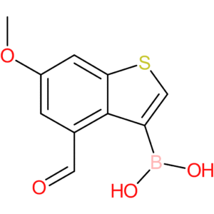 4-formyl-6-methoxybenzothiophene-3-boronic acid