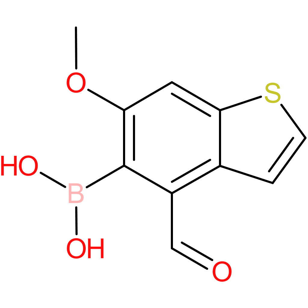 4-formyl-6-methoxybenzothiophene-5-boronic acid