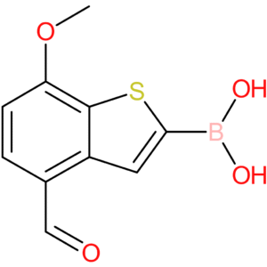 4-formyl-7-methoxybenzothiophene-2-boronic acid