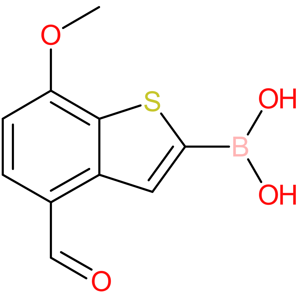 4-formyl-7-methoxybenzothiophene-2-boronic acid