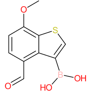 4-formyl-7-methoxybenzothiophene-3-boronic acid