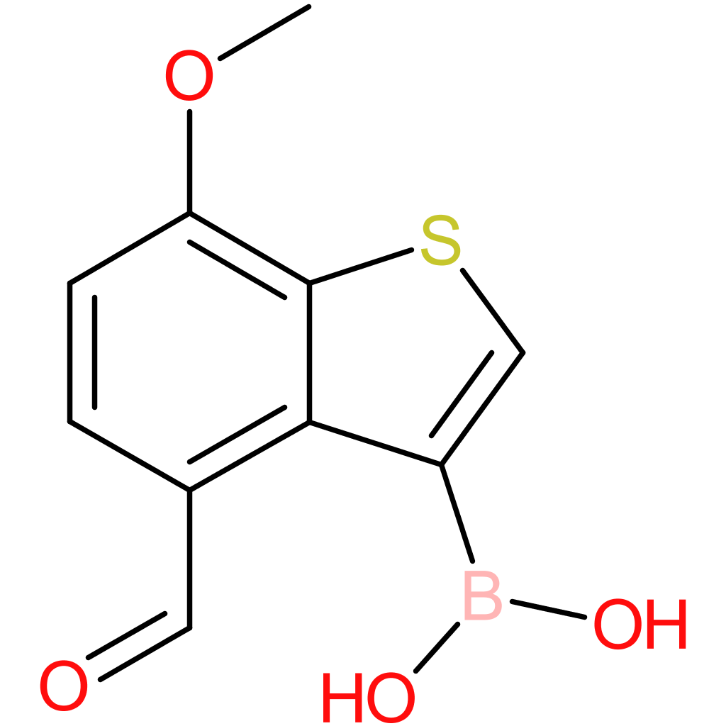 4-formyl-7-methoxybenzothiophene-3-boronic acid