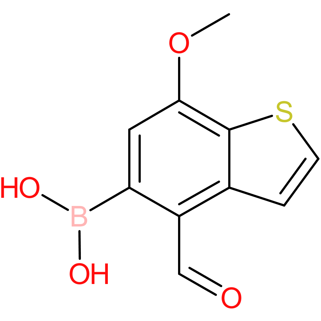 4-formyl-7-methoxybenzothiophene-5-boronic acid
