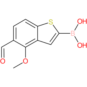 5-formyl-4-methoxybenzothiophene-2-boronic acid