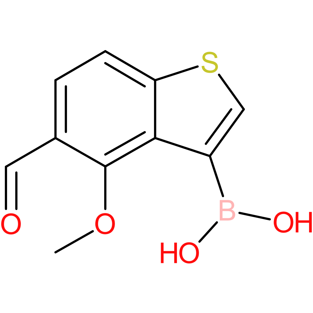 5-formyl-4-methoxybenzothiophene-3-boronic acid