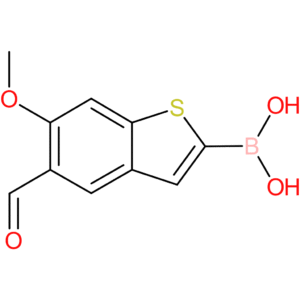 5-formyl-6-methoxybenzothiophene-2-boronic acid