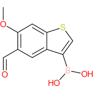 5-formyl-6-methoxybenzothiophene-3-boronic acid