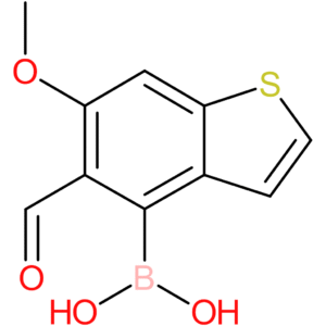 5-formyl-6-methoxybenzothiophene-4-boronic acid