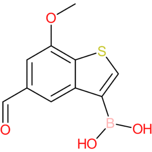5-formyl-7-methoxybenzothiophene-3-boronic acid
