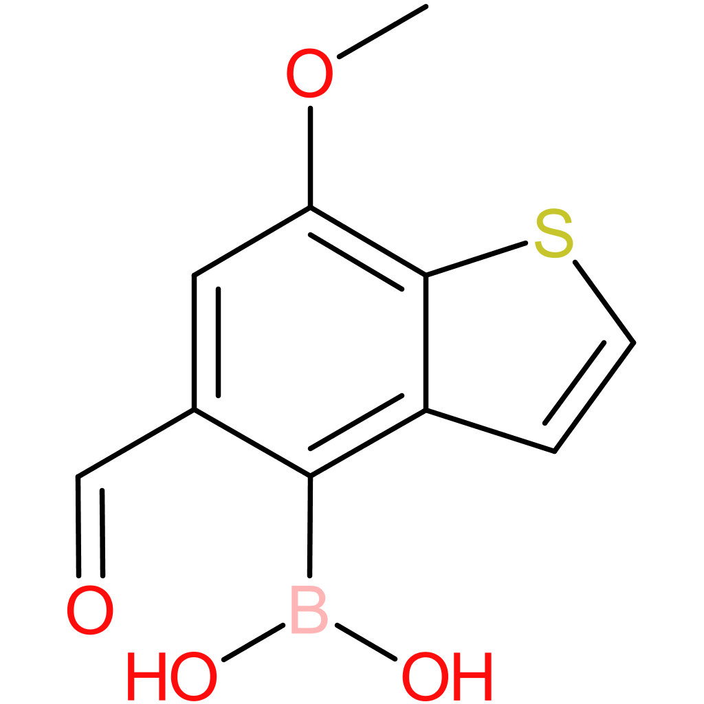 5-formyl-7-methoxybenzothiophene-4-boronic acid