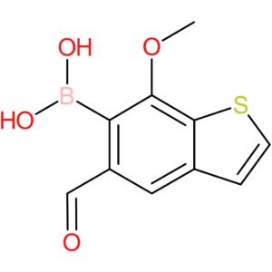 5-formyl-7-methoxybenzothiophene-6-boronic acid