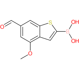 6-formyl-4-methoxybenzothiophene-2-boronic acid