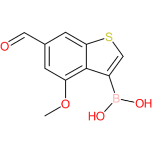 6-formyl-4-methoxybenzothiophene-3-boronic acid