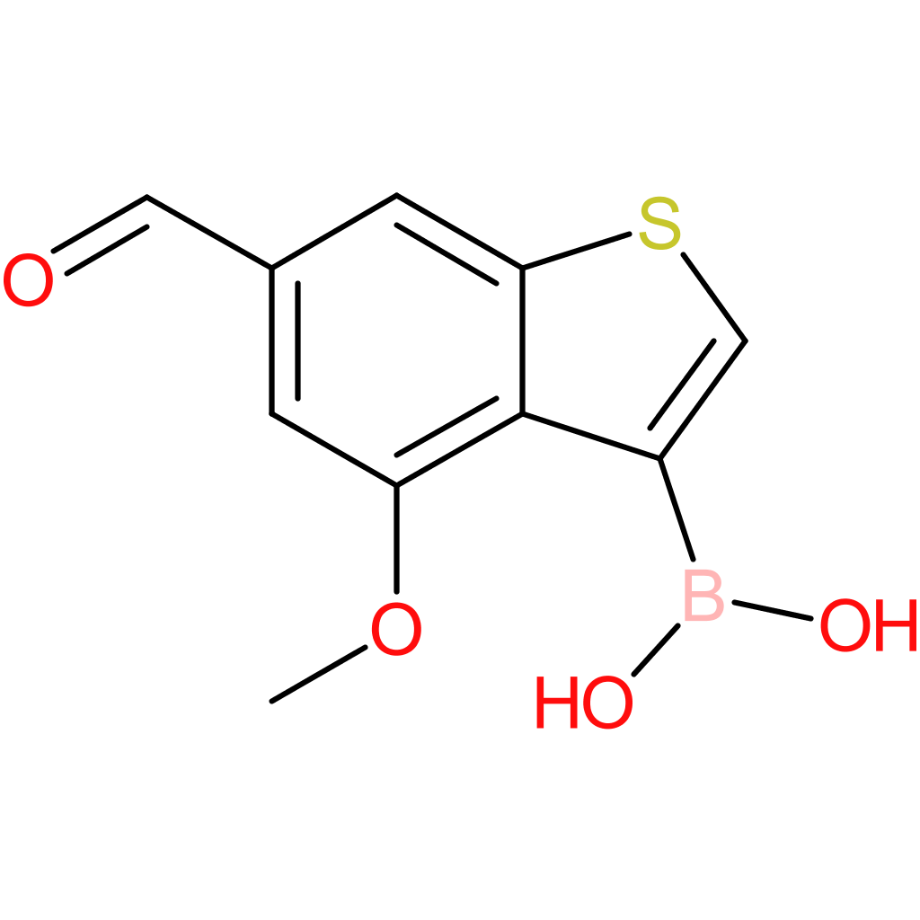 6-formyl-4-methoxybenzothiophene-3-boronic acid