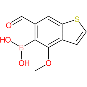 6-formyl-4-methoxybenzothiophene-5-boronic acid