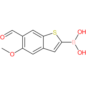 6-formyl-5-methoxybenzothiophene-2-boronic acid