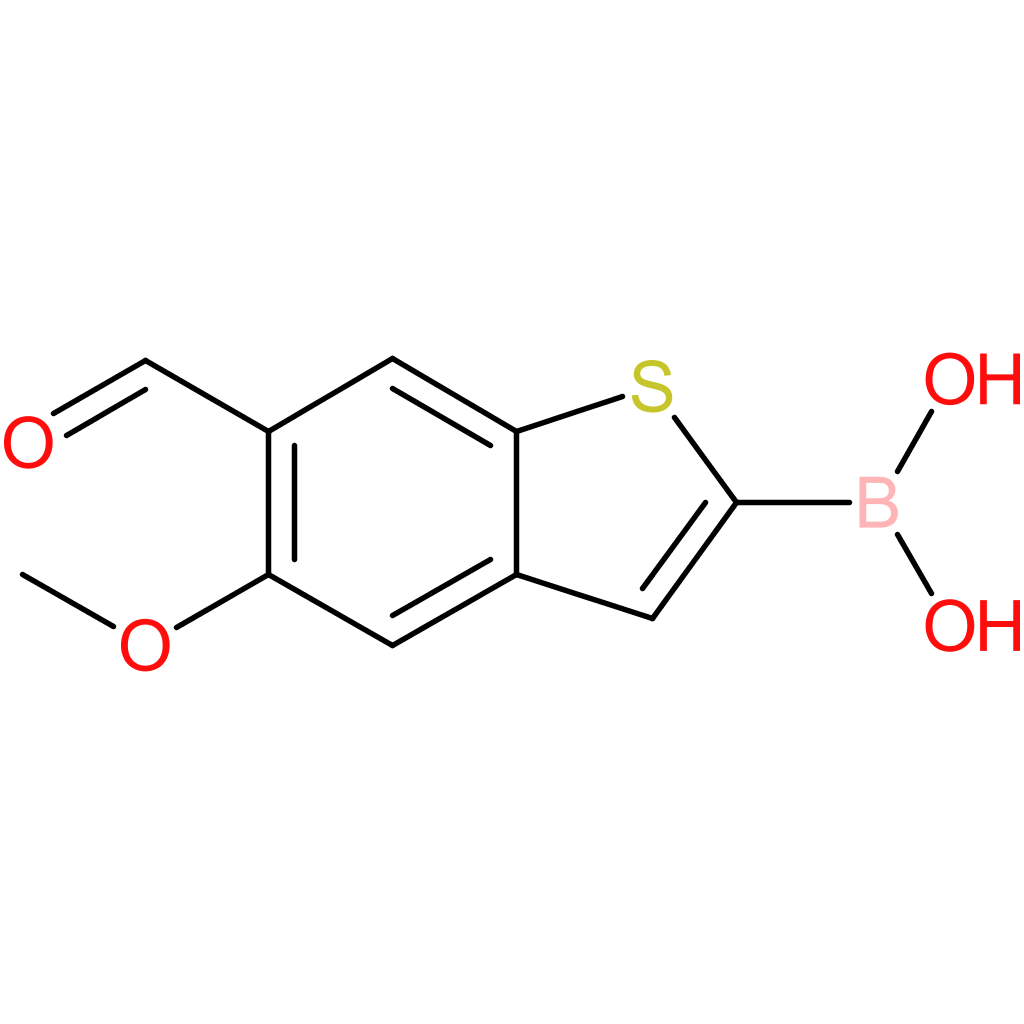 6-formyl-5-methoxybenzothiophene-2-boronic acid