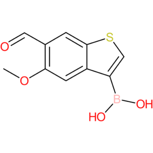 6-formyl-5-methoxybenzothiophene-3-boronic acid