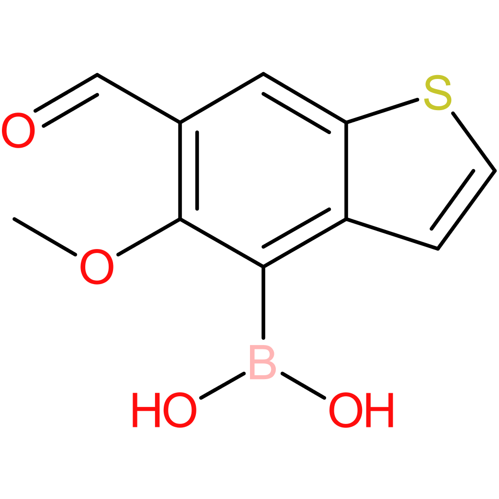 6-formyl-5-methoxybenzothiophene-4-boronic acid