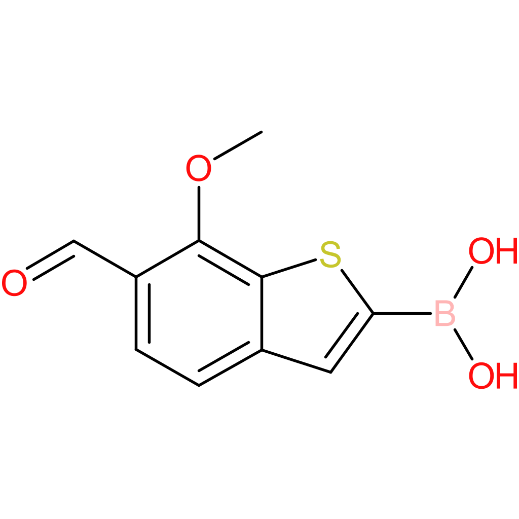6-formyl-7-methoxybenzothiophene-2-boronic acid