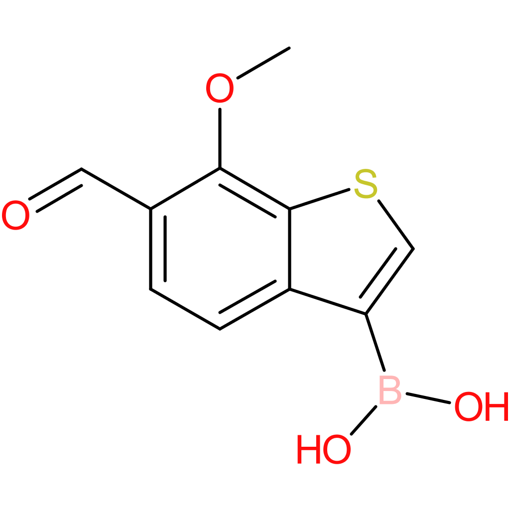 6-formyl-7-methoxybenzothiophene-3-boronic acid