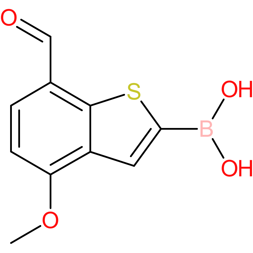 7-formyl-4-methoxybenzothiophene-2-boronic acid