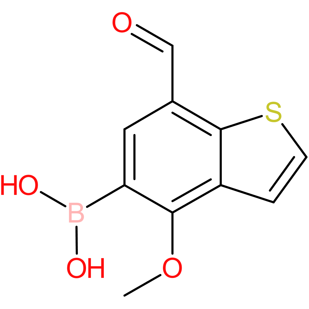 7-formyl-4-methoxybenzothiophene-5-boronic acid