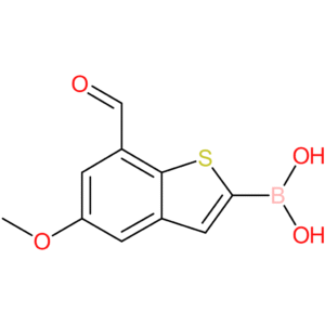 7-formyl-5-methoxybenzothiophene-2-boronic acid