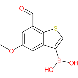 7-formyl-5-methoxybenzothiophene-3-boronic acid