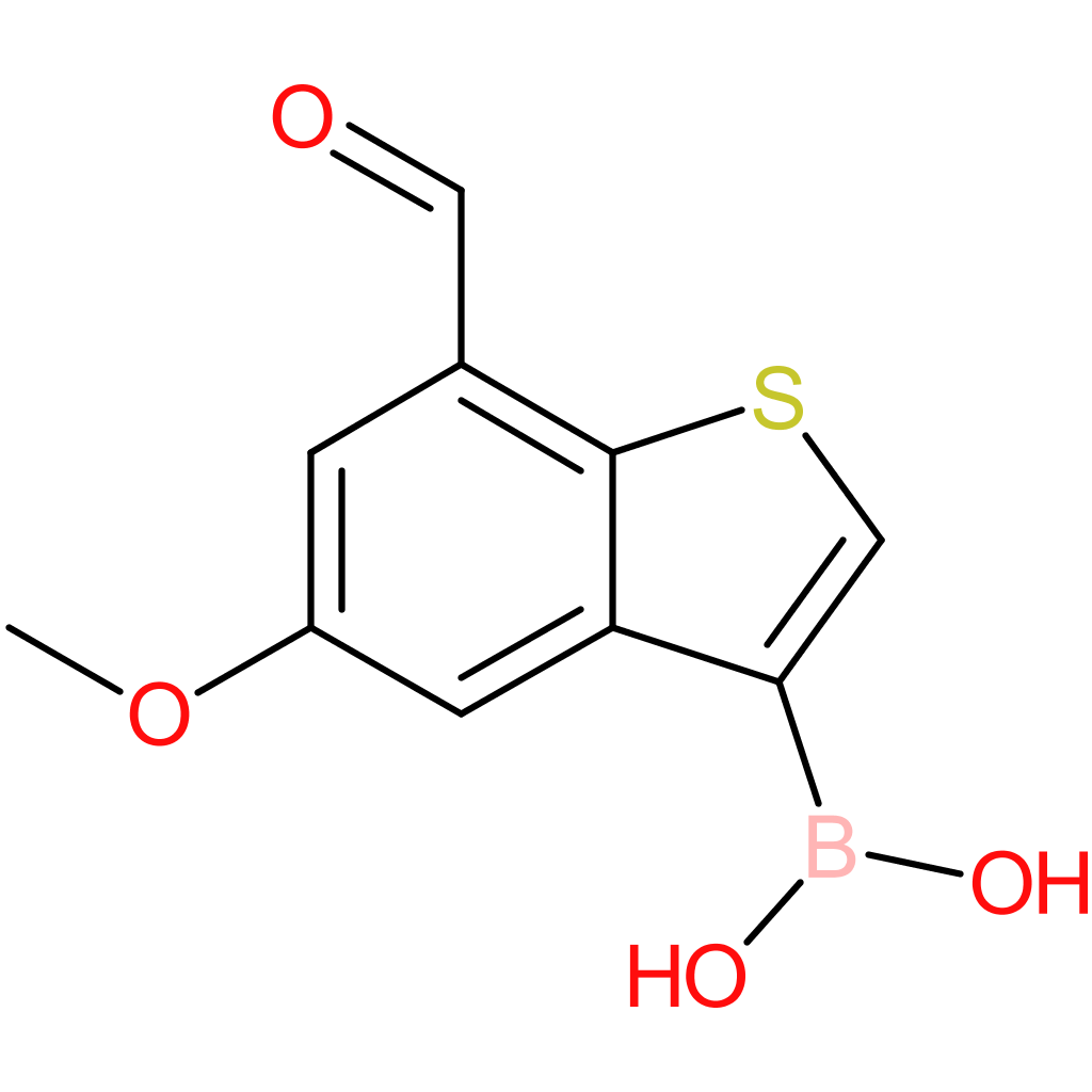 7-formyl-5-methoxybenzothiophene-3-boronic acid