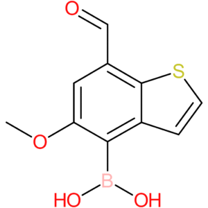7-formyl-5-methoxybenzothiophene-4-boronic acid