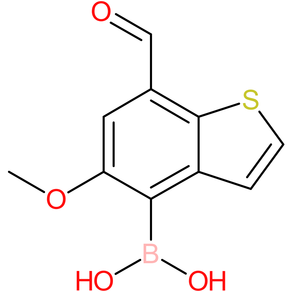 7-formyl-5-methoxybenzothiophene-4-boronic acid