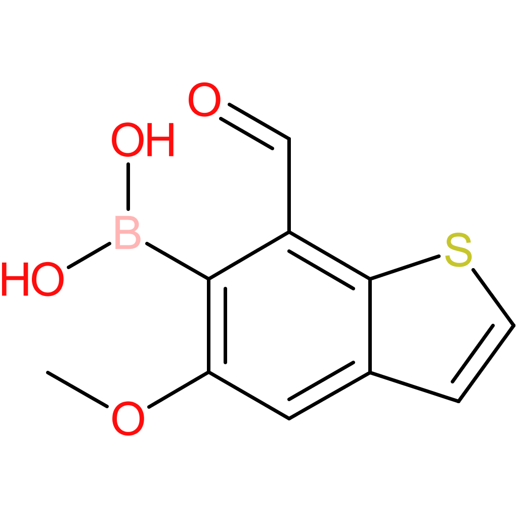 7-formyl-5-methoxybenzothiophene-6-boronic acid