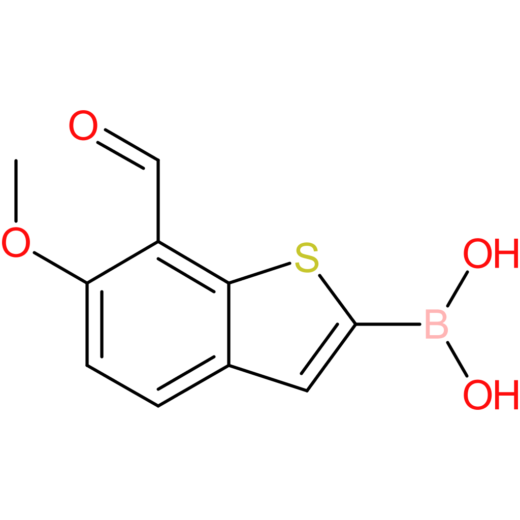 7-formyl-6-methoxybenzothiophene-2-boronic acid